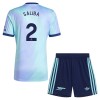 Camiseta de fútbol Arsenal Saliba 2 Niño 3ª equipación 2024-25 Camiseta de fútbol Arsenal Saliba 2 Niño 3ª equipación 2024-25
